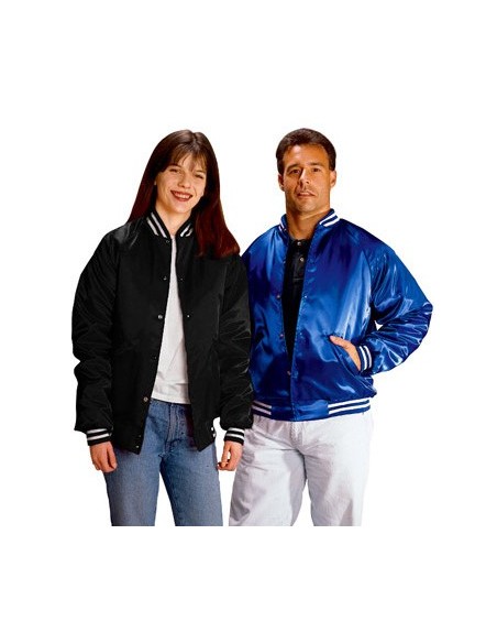 Satin Baseball Jacket (Quilt Lined)