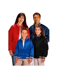 Satin Baseball Jacket (Quilt Lined)