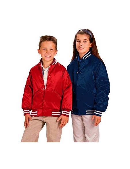 Satin Baseball Jacket (Quilt Lined)